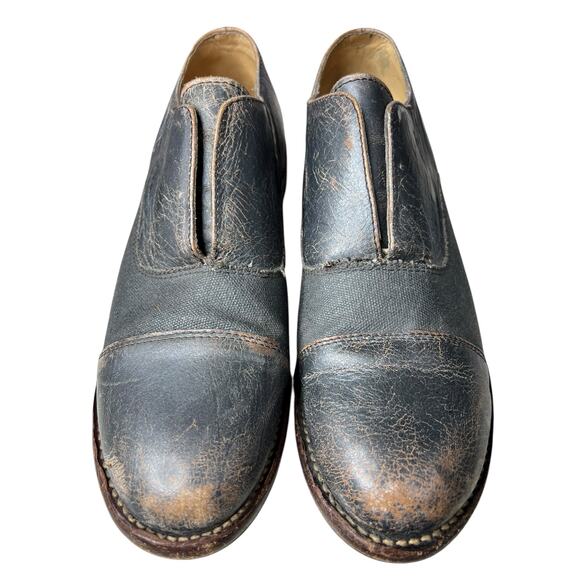 Bed Stu Women’s Eden Grey Distressed Slip On Loafer Size US 9 - Picture 7 of 11